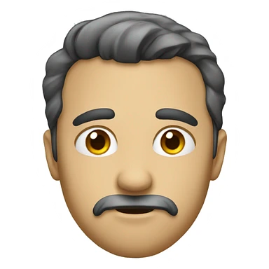 Not amuse look to left sticker