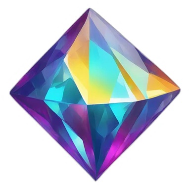 colorful diamond sticker