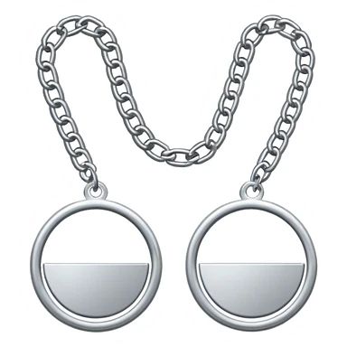 Disc golf chains sticker