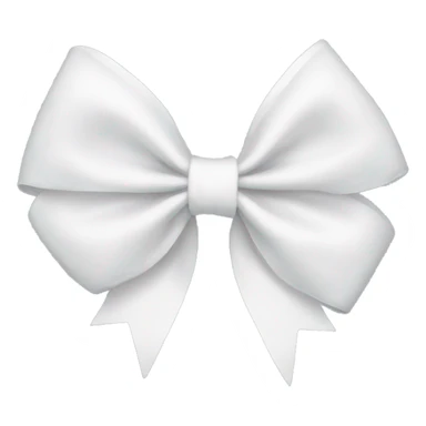 white bow sticker