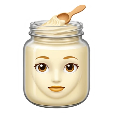 hair mask in a jar sticker