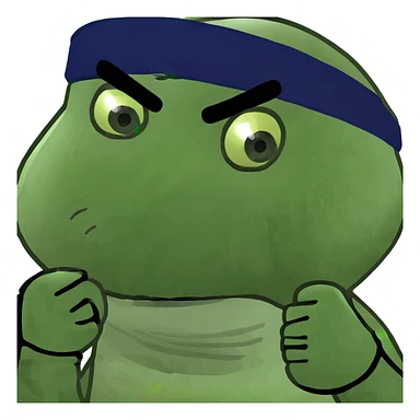 Emoji punching someone sticker