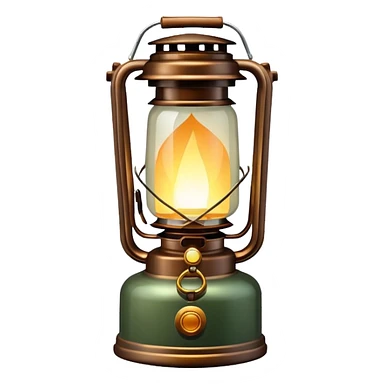 camping lantern sticker