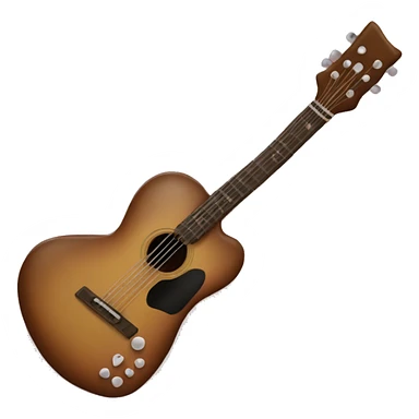 heart-shaped guitar sticker