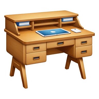 a desk table sticker