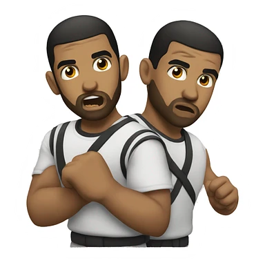 Drake fighting sticker