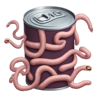Can of worms  sticker