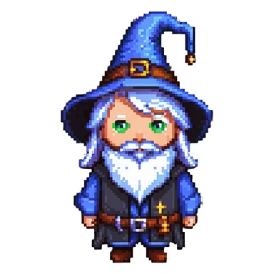 developer with a wizard hat sticker