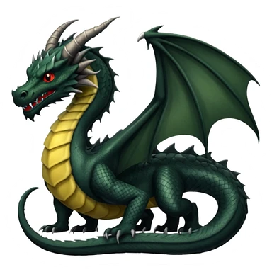
Black Lying Dragon sticker