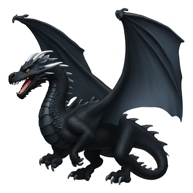 Riding a black dragon  sticker