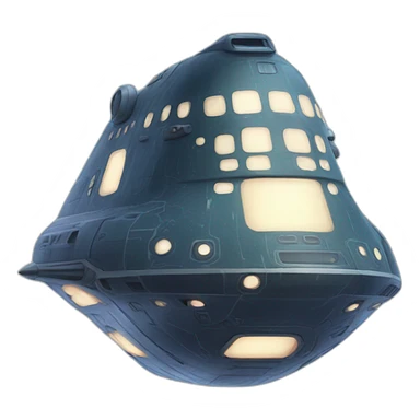 galactic ship sticker