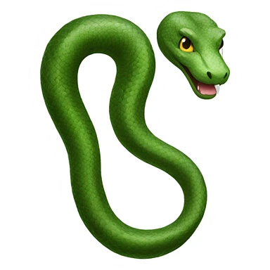 create for me a snake emoji sticker
