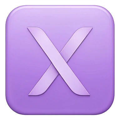 Netflix aesthetic "N" logo in pastel purples sticker