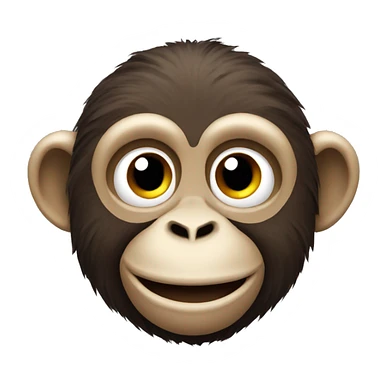 A monkey that says hello sticker