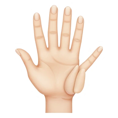 fingers crossed sticker