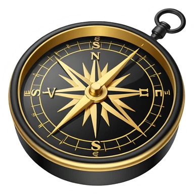 Compass sticker