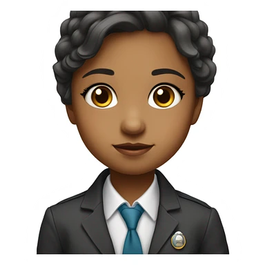 working girl, cute, challenging sticker