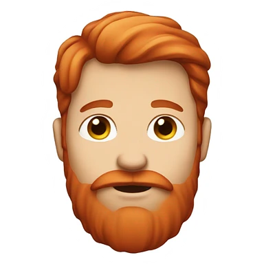 A man who is pregnant and also has red hair and beard  sticker