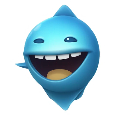 Friendly Bluedot ray sticker