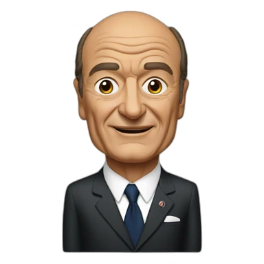 jacque chirac sticker