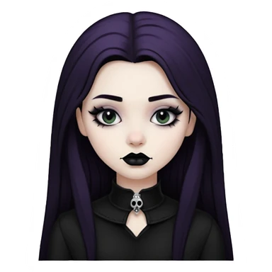 Hot super goth girl sticker