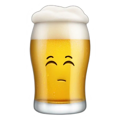 Bebe soda qui boit une bière sticker