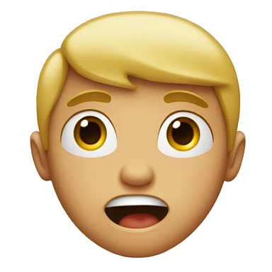 surprised boy sticker