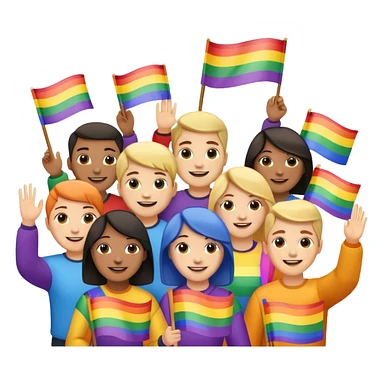 Gay salute sticker