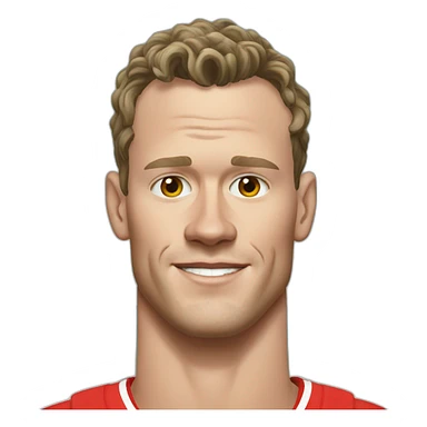 Jonathan Toews as a beach bum  sticker