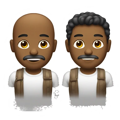 Hombres sin playera sticker