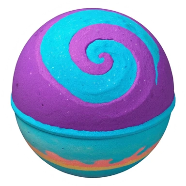 lush intergalactic bath bomb sticker