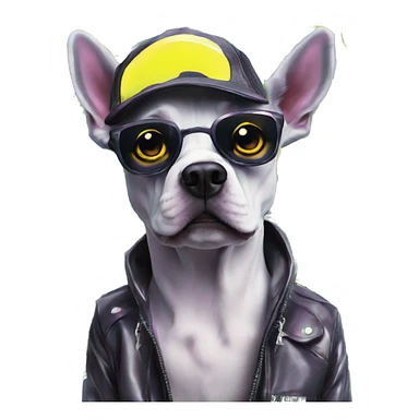 420 .Zombie_ Vaporwave black holographic oilslick zombie unicorn dog smoking yellow caution tape hemp leaves Pegasus hemp plants sticker