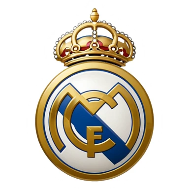 I want an emoji of real madrid logo of football and it should look realistic sticker