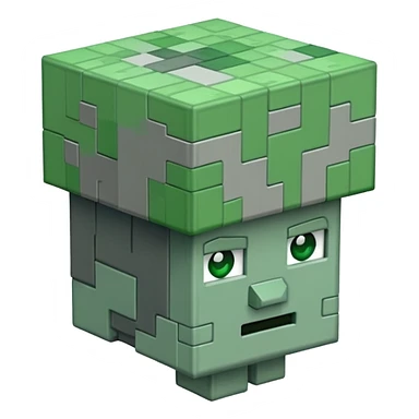 Minecraft hero brain  sticker