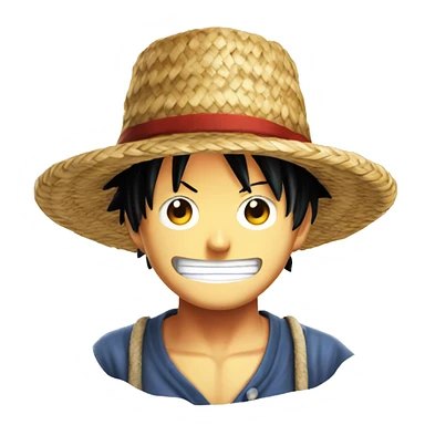 chapeau de paille luffy sticker