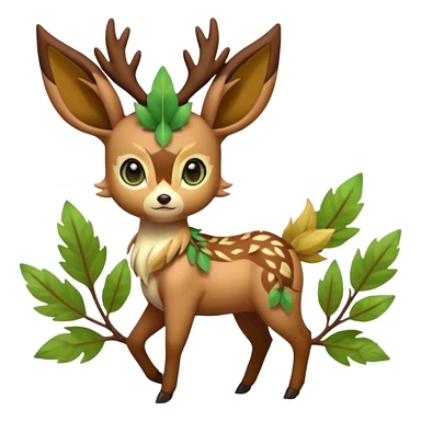 Meloetta-Deerling-Leafeon-Pokémon-Fakémon-creature sticker