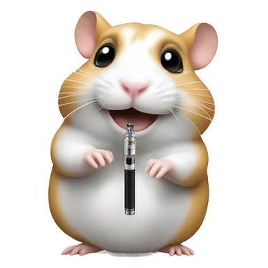 hamster smoke e-cigarette sticker