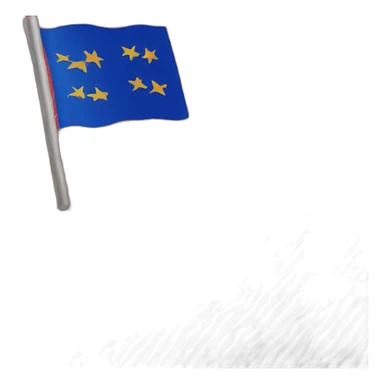 Span flag sticker