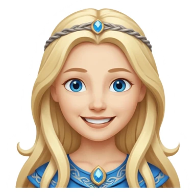 Norse goddess Nana, personification of joy, peace, and happiness  sticker