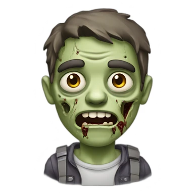 Zombie-qui-mange-un-humain sticker
