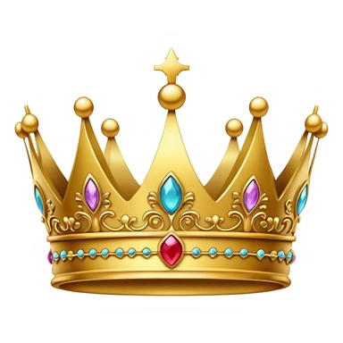 realistic crown sticker