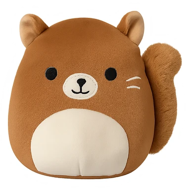 Squishmallow squirrel sticker