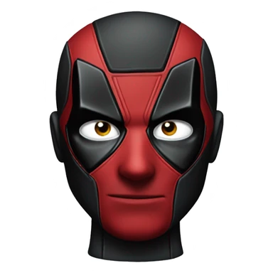 do deadpool with the black uniform sticker