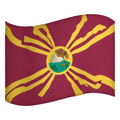 New Mexico State flag sticker