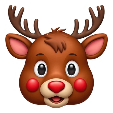 Rudolph the red nosed reindeer  sticker