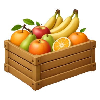 a fruit box and less fruits sticker