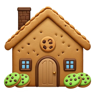 house made of cookies sticker