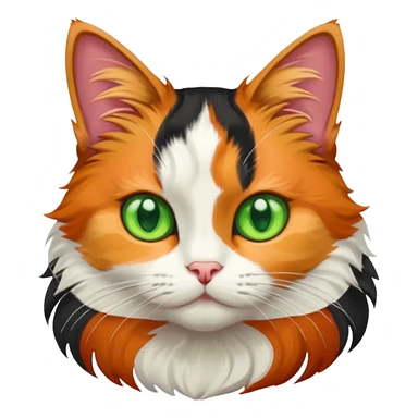 Cat calico sticker