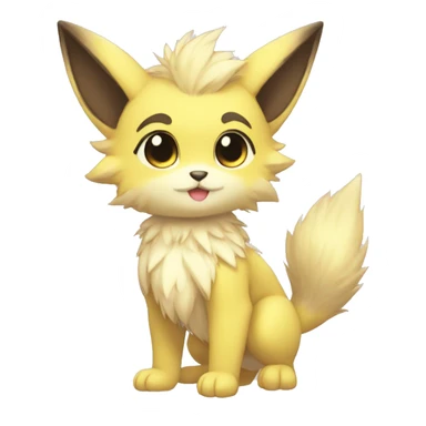 Anthro-Pastel-Fur-Sona-Chibi-Shiny-Fakémon full body sticker