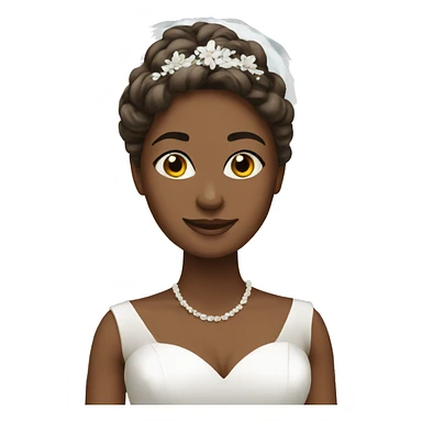 Bride wedding sticker